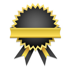 Vector Golden Badge