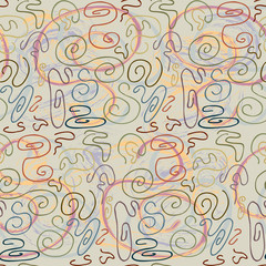 Seamless Squiggly Pattern