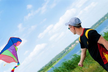 Naklejka premium kite