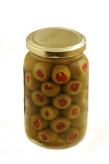 Aceitunas verdes rellenas