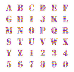 colorful alphabet