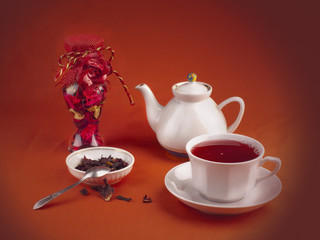 Tea still-life