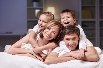 Fototapeta premium Happy family