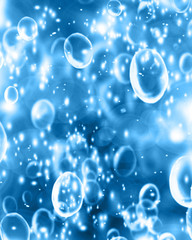 Blue bubbles