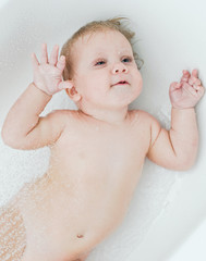 Baby in the bath