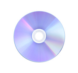 CD isolated on White Background with Clipping Path