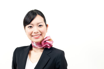 a portrait of beautiful businesswoman