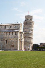 Italy, Pisa. Cathedral and Leaning Tower