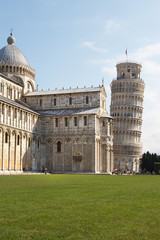 Italy, Pisa. The Cathedral and the Leaning Tower