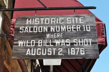 Deadwood Saloon 10 sign - obrazy, fototapety, plakaty