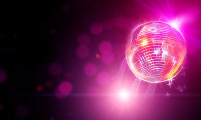 abstract representation of disco ball