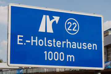 Autobahnschild