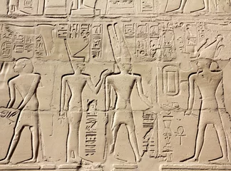 Fotobehang ancient egypt images and hieroglyphics © Kokhanchikov