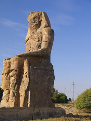 The Colossus of Memnon in Egypt