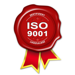 siegel button iso 9001