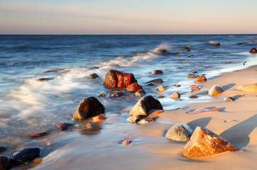 Obrazy na Szkle  Wybrzeże w Bałtyku