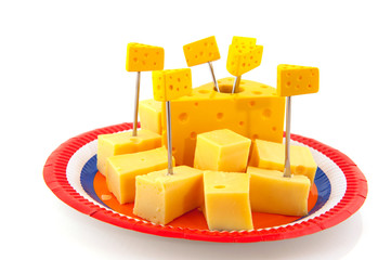 Dutch cheese cubes