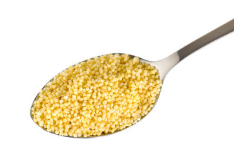 Millet in a spoon