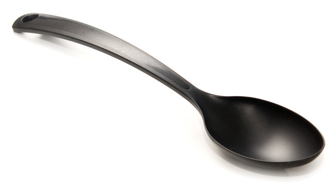 mestolo da cucina nero