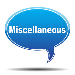 MISCELLANEOUS BUBBLE SPEECH