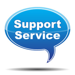 SUPPORT SERVICE BUBBLE SPEECH