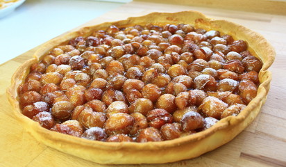 tarte maison aux mirabelles