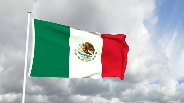 120 - Mexikanische Flagge