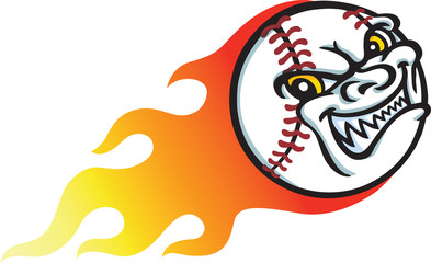 Flaming Baseball