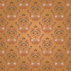 Seamless Wallpaper Brocade Gold © pigmentum