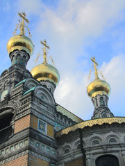 Fototapeta na wymiar Russische Orthodoxe Kirche der Hl. Maria Magdalena.