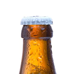Foto auf Leinwand bier flaschen kopf © DerL