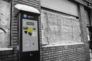 Parking Meter Pay Station - Unintended Consequenses Concept