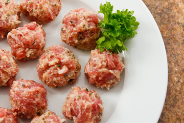 Meatballs Ready to Cook