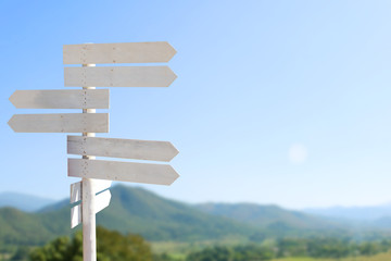 Wooden signs