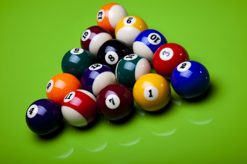 Billiard balls