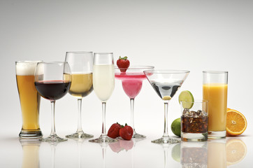 assorted drinks