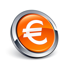 icône bouton internet euro argent finance