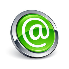 Obraz premium icône bouton internet e-mail