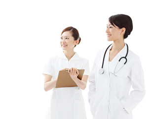 Fototapeta premium 医者と看護婦