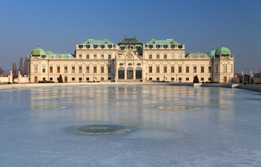 Belvedere palace Vienna Austria
