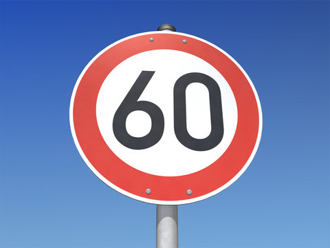 Verkehrsschild 60