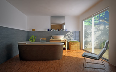 modern designer Bath