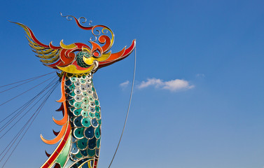 The close up of bird in Thai literature