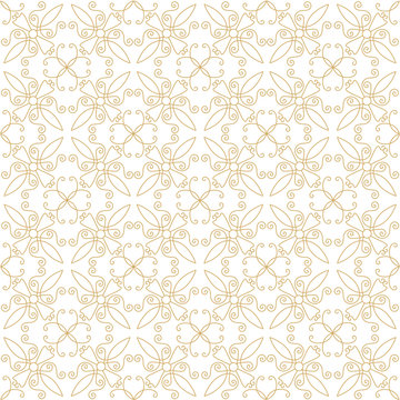 victorian seamless wallpaper with floral ornaments © milyana