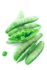 Frozen Sugar Snaps © Barbro Bergfeldt