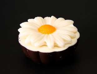 Chocolate flower.