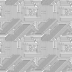 Computer circuit board seamless pattern.