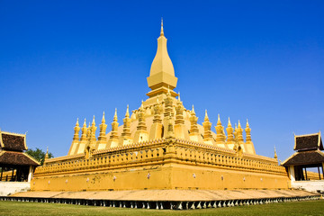 Golden pagoda in Vientiane