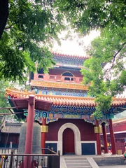Fotobehang Yonghegong  Lama Temple in Beijing © Nastya Tepikina