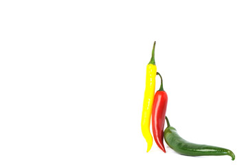 Pepperoni. Postkarte. Isoliert